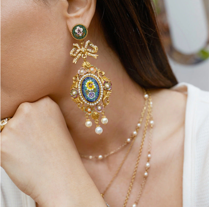 Bohemian Tassel Vintage Stud Earrings
