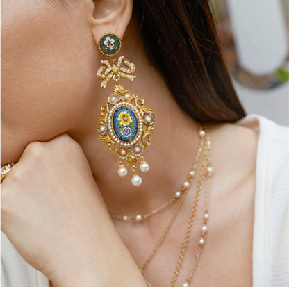 Bohemian Tassel Vintage Stud Earrings