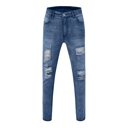 Men's Solid Color Vacation Loose Men's Bottoms