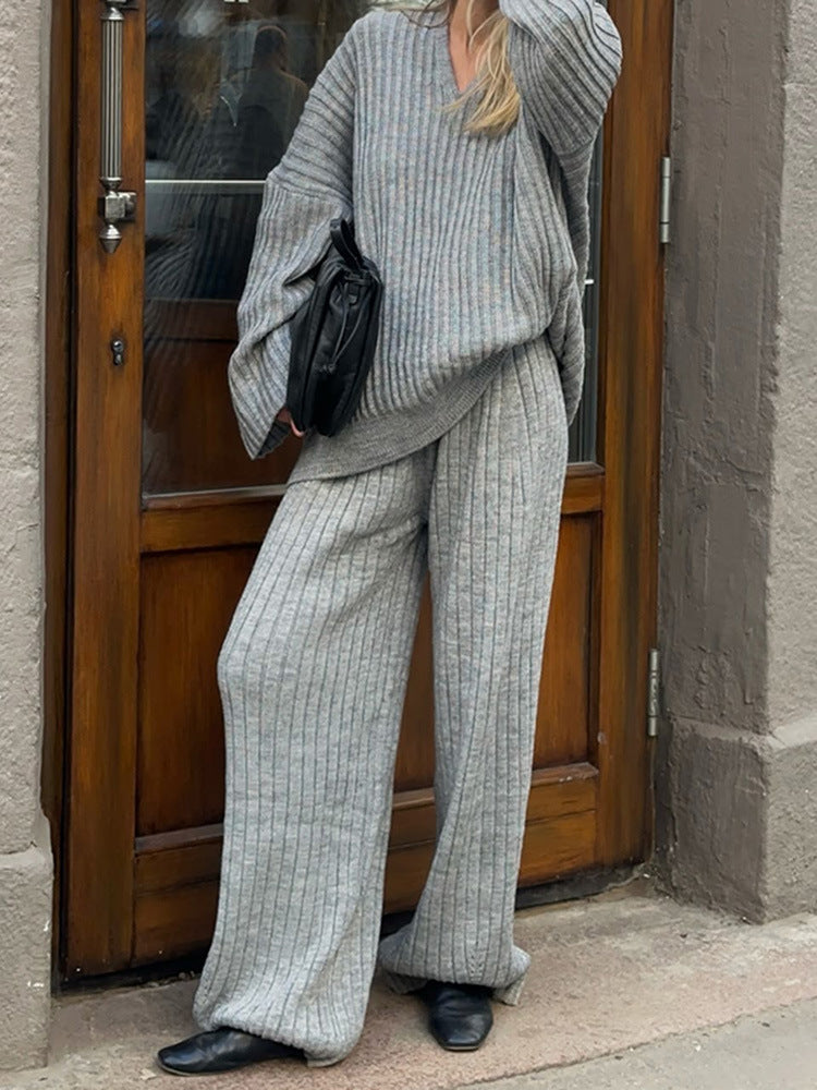 Holiday Wine Red Women's Vacation Simple Style Solid Color Polyester Pants Sets Pants Sets