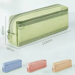 Transparent Polyester Pencil Case For Learning, Durable And Lightweight Stationery Organizer