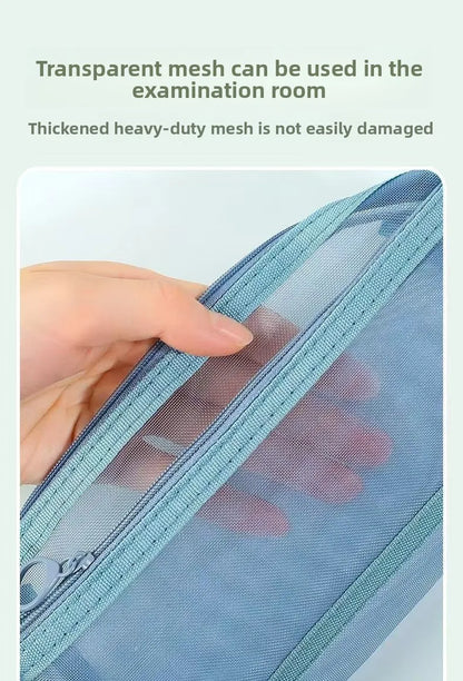 Transparent Polyester Pencil Case For Learning, Durable And Lightweight Stationery Organizer