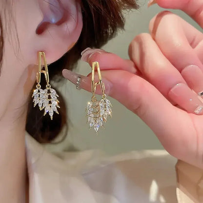 Lymphatic Drainage Earring Lymphatic Magnetotherapy Drop Earrings Magnetherapy Germanium Earrings for Women Weight Loss Jewelry