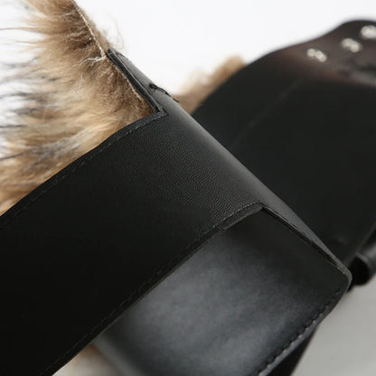 fashionVintage Furry Chic Fringe Adjustable Accessorie Belt Solid Chic PU Sashe Korean Y2K Fashion Aesthetic Sashes Belts