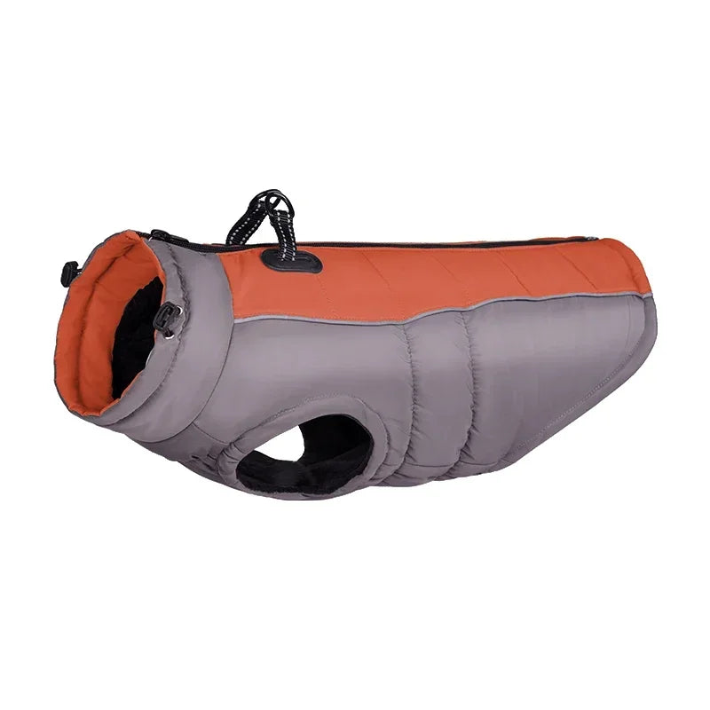 Adjustbale Big Dog Jacket Waterproof Pet Clothes for Medum Large Dogs Winter Warm Dog Vest French Bulldog Custome Labrador Coat