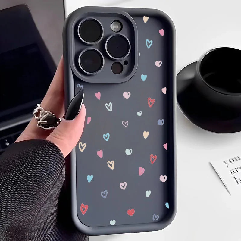 Graffiti Love Heart Case For OPPO A78 A79 A58 A18 A38 A98 A5 F29 Pro A17 A16 A15 A16K A53 A33 A32 A74 A95 A54 A55 4G A72 A73 A36