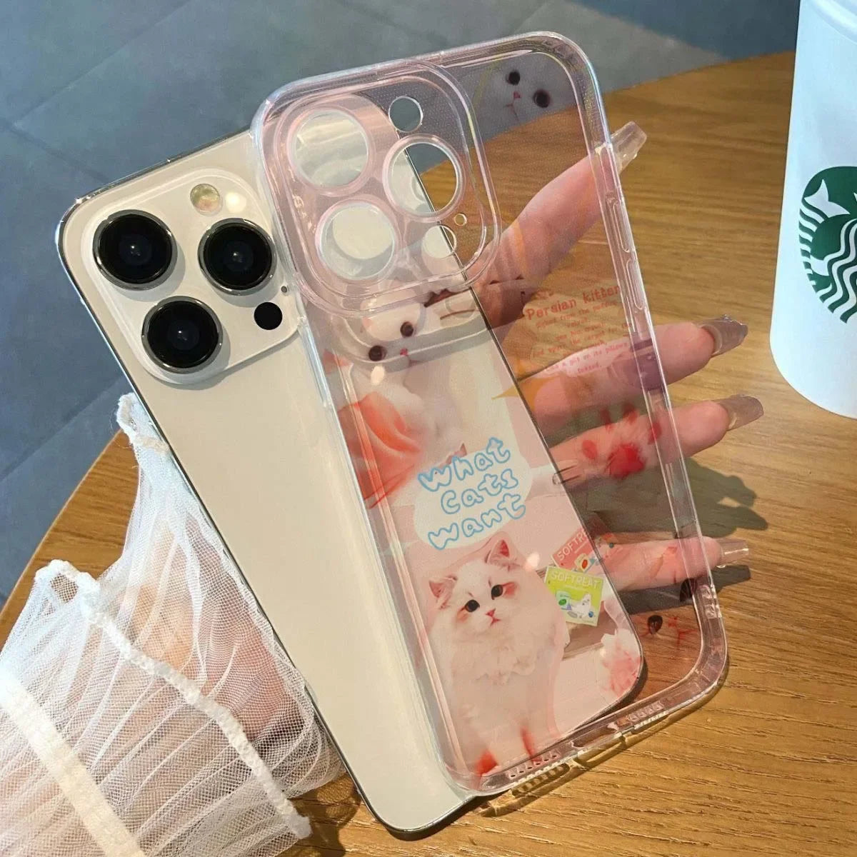 Phone Case For Motorola Moto Edge 40 Pro G53 G30 G32 G73 G72 G71 G22 G52 G60 G60S G9 Play Plus Shell TPU Black Cat