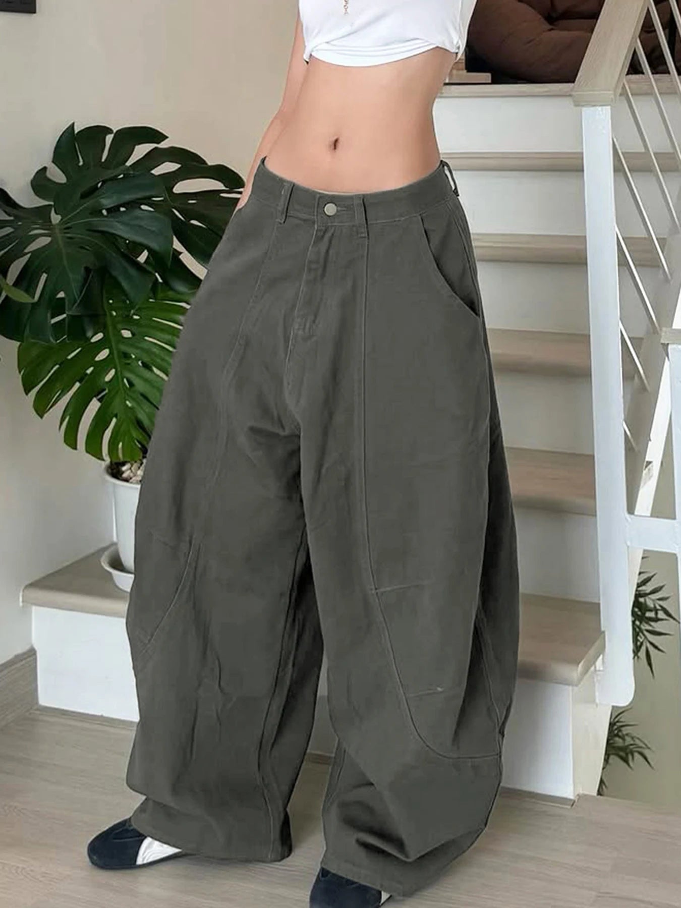 fashion Basic Aesthetic Casual Slim Denim Pants Low Waisted Fashion Y2K Jeans Streetwear Harajuku Pockets Cotton Bottoms