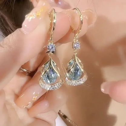 Lymphatic Drainage Earring Lymphatic Magnetotherapy Drop Earrings Magnetherapy Germanium Earrings for Women Weight Loss Jewelry