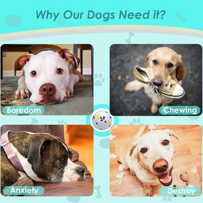Bite Resistant Solid Dog Ball Toys for Small Large Dogs High Elasticity E-TPU Pet Chew Ball Toy Non Squeak Interactive Puppy Toy