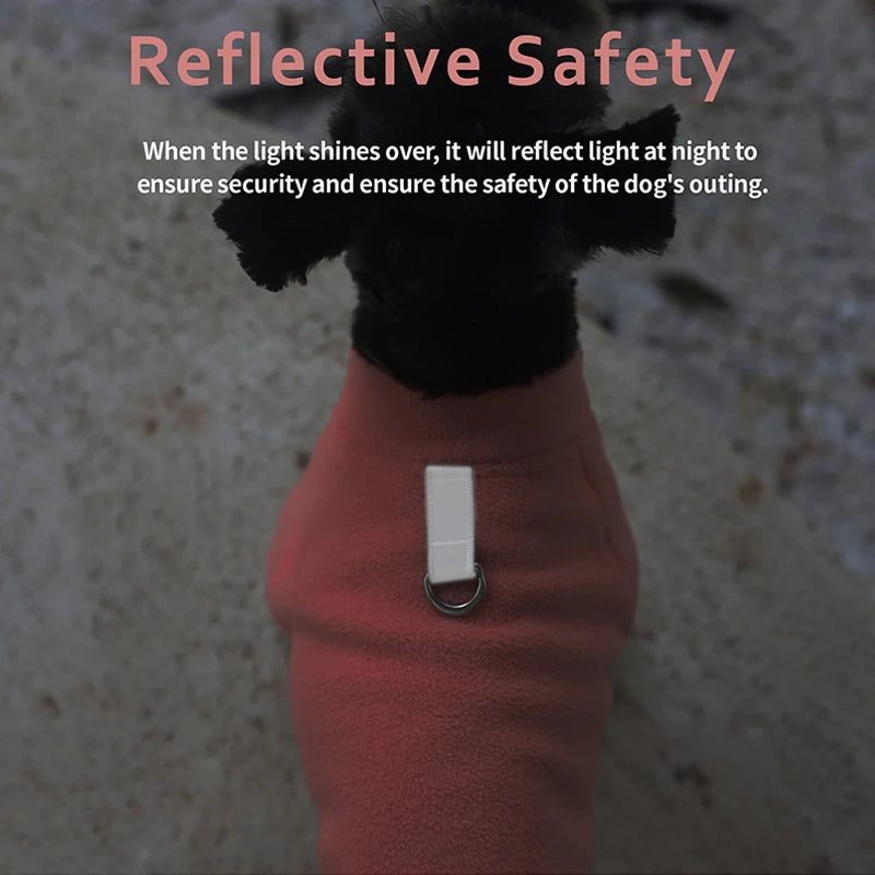 Fleece Pet Dog Clothes for Small Dogs Winter Warm Puppy Cat Jacket Chihuahua Costume French Bulldog Outfits Pug Coat Yorkie Vest