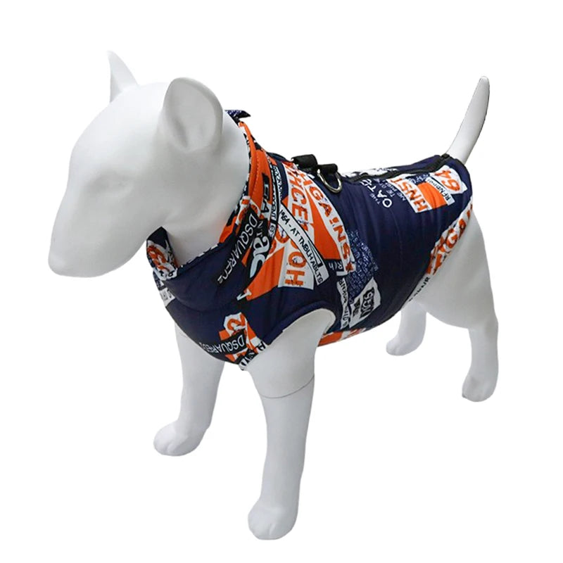 Camouflage Waterproof Dog Jacket Winter Warm Fleece Pet Clothes for Small Large Dogs Puppy Vest Chihuahua French Bulldog Costume