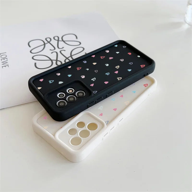 Graffiti Love Heart Case For OPPO A78 A79 A58 A18 A38 A98 A5 F29 Pro A17 A16 A15 A16K A53 A33 A32 A74 A95 A54 A55 4G A72 A73 A36