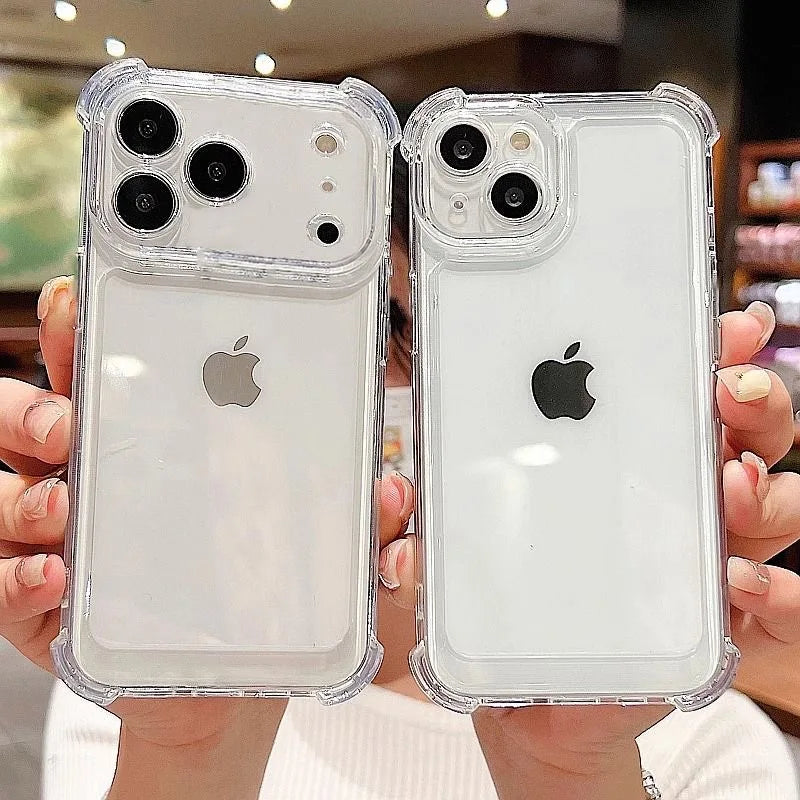 Luxury Shockproof Transparent Phone Case For Huawei Honor 400 Pro Lite X9B X6C X7D Nova 7SE Clear Soft Protective Bumper Cases