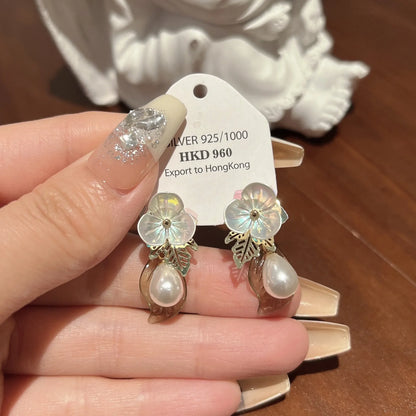 New Chinese Style Versatile Retro Earrings Long Tassel Horse Face Skirt Cheongsam Fashionable Temperament Accessories for Women