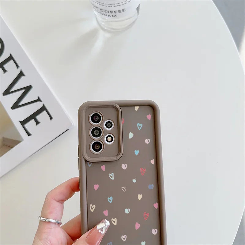 Graffiti Love Heart Case For OPPO A78 A79 A58 A18 A38 A98 A5 F29 Pro A17 A16 A15 A16K A53 A33 A32 A74 A95 A54 A55 4G A72 A73 A36