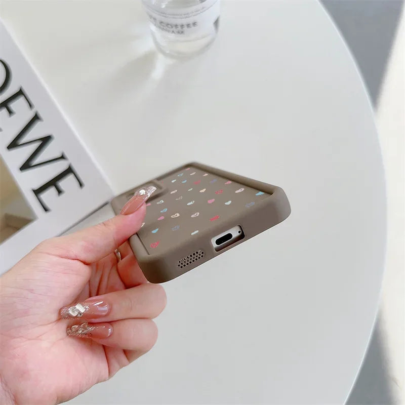 Graffiti Love Heart Case For OPPO A78 A79 A58 A18 A38 A98 A5 F29 Pro A17 A16 A15 A16K A53 A33 A32 A74 A95 A54 A55 4G A72 A73 A36