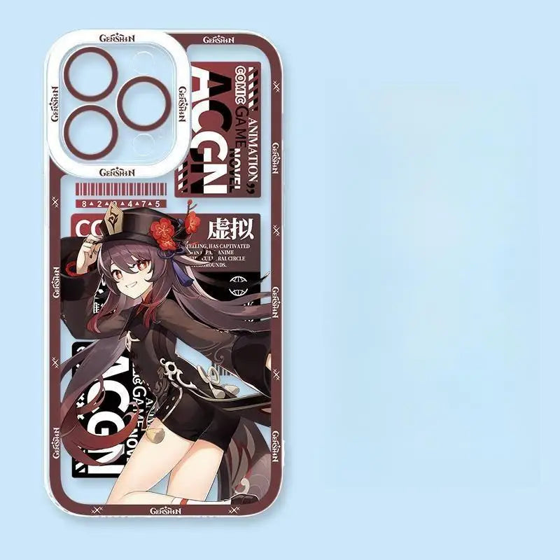 Case For OPPO Reno 7 4G 10 Pro Plus 11 11F 7Z 8Z 5Z 6Z 2Z 5 6 8 Pro 4 2F 8T 5G Cover Genshin Impact Soft INS