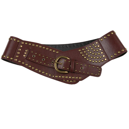 fashion Retro Fashion Aesthetic PU Belts Vintage Solid Chic Streetwear Casual Belts 90s Y2k Rock Adjustable Accessories