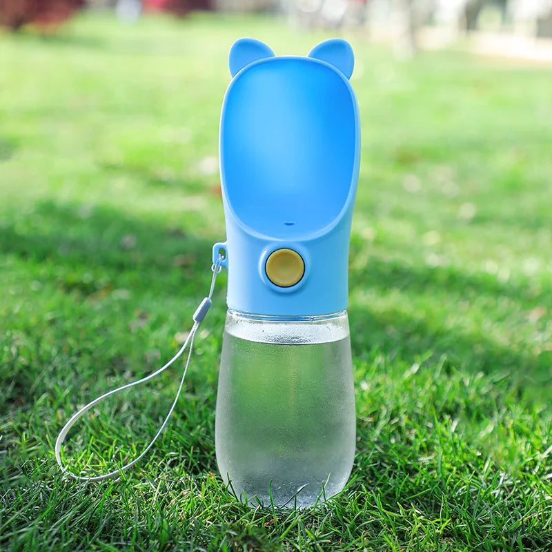 350ml Portable Travel Dog Water Bottle for Small Medium Dogs Outdoor Walking Puppy Water Dispenser Cats Feeder Bowl Pet Supplies