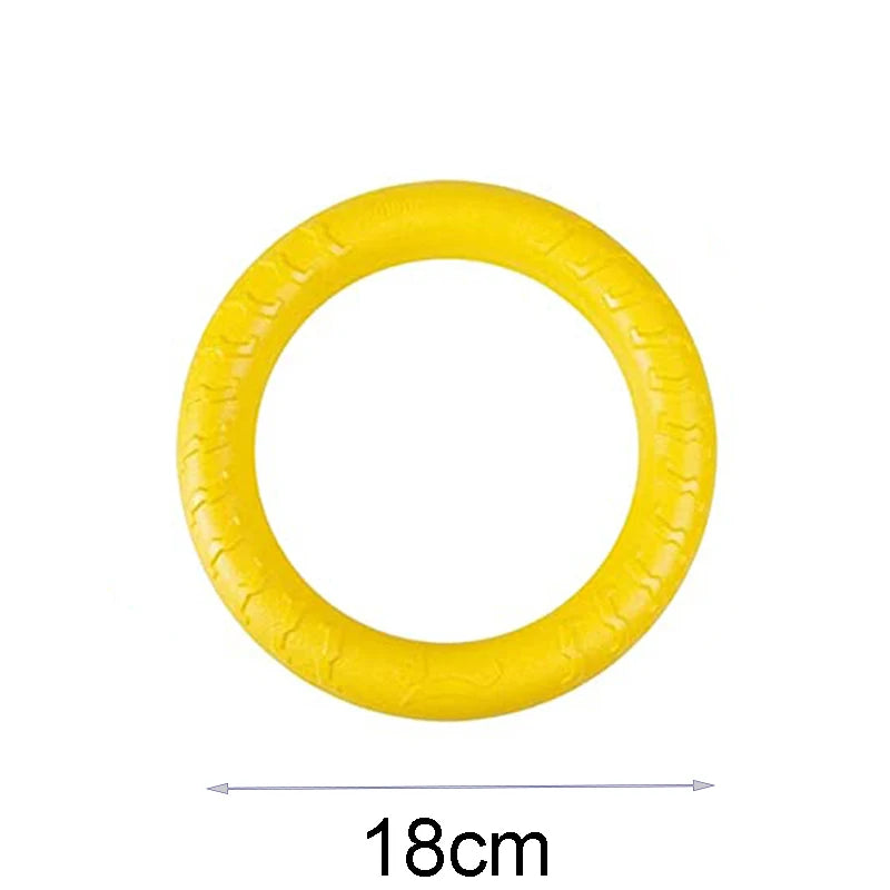 Pet Flying Discs Training Ring Puller Dog Toys For Big Large Dogs Bite Resistant Chew Ball Toy Floating Puppy Interactive Supply