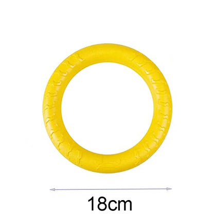 Pet Flying Discs Training Ring Puller Dog Toys For Big Large Dogs Bite Resistant Chew Ball Toy Floating Puppy Interactive Supply