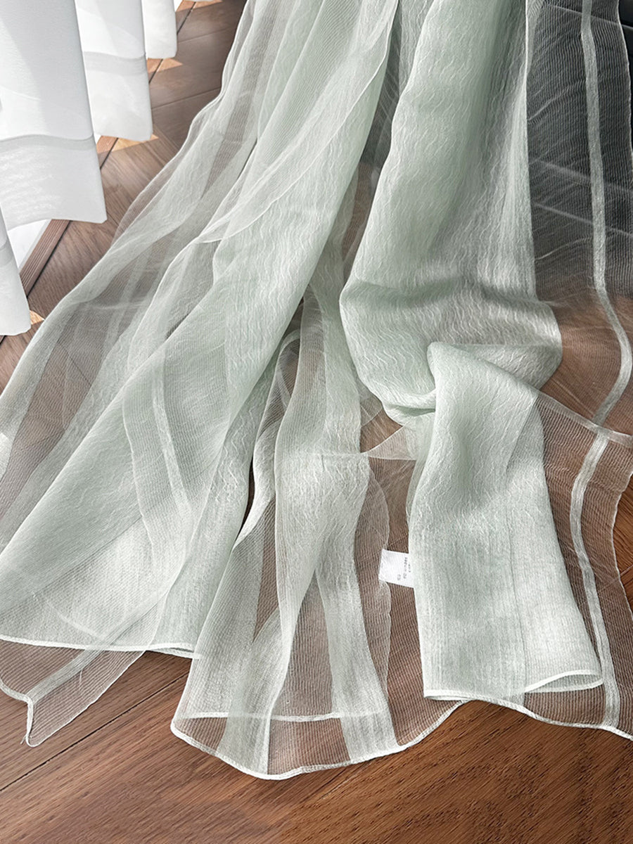 Women Summer Thin Colorblock Shawl Scarf