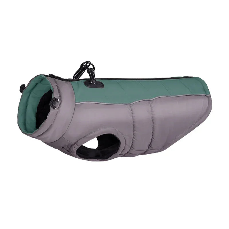 Adjustbale Big Dog Jacket Waterproof Pet Clothes for Medum Large Dogs Winter Warm Dog Vest French Bulldog Custome Labrador Coat