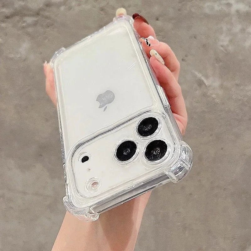 Luxury Shockproof Transparent Phone Case For Huawei Honor 400 Pro Lite X9B X6C X7D Nova 7SE Clear Soft Protective Bumper Cases