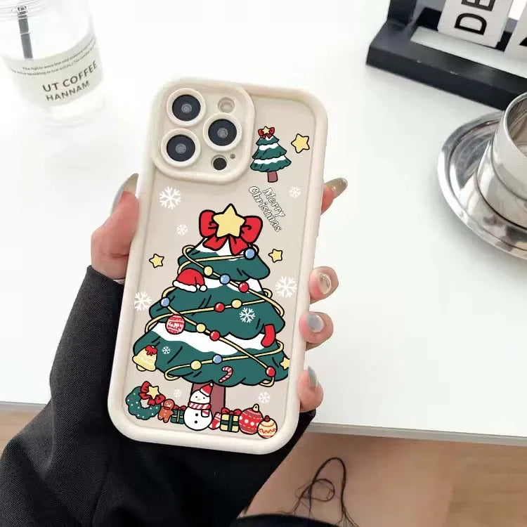 Cartoon Christmas Pattern Phone Cases For Motorola Moto Edge 50 Pro 60 Fusion 40 NEO G84 G54 G75 G35 G85 5G G32 G52 G60 Case