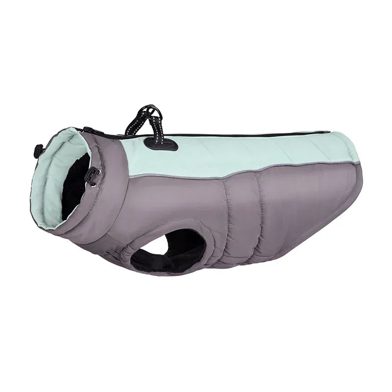 Adjustbale Big Dog Jacket Waterproof Pet Clothes for Medum Large Dogs Winter Warm Dog Vest French Bulldog Custome Labrador Coat