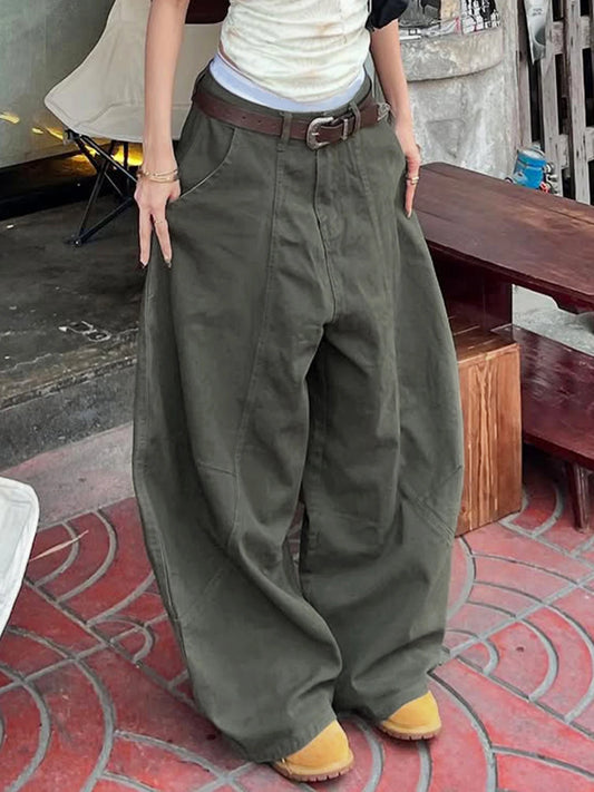 fashion Basic Aesthetic Casual Slim Denim Pants Low Waisted Fashion Y2K Jeans Streetwear Harajuku Pockets Cotton Bottoms