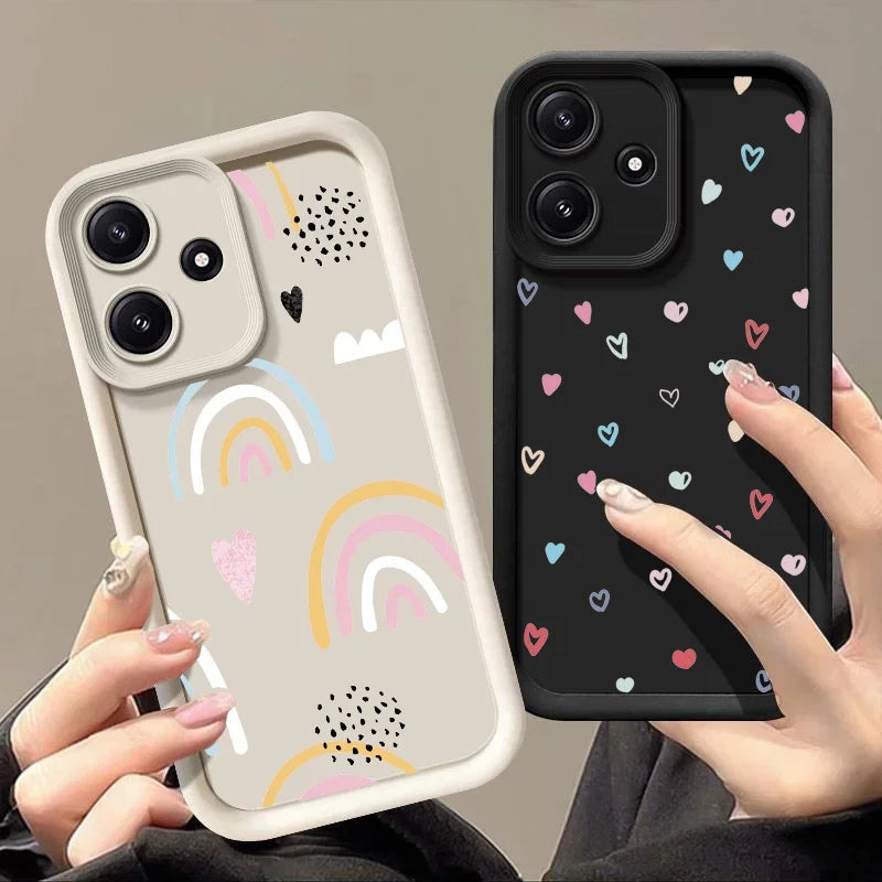 Graffiti Love Heart Case For OPPO A78 A79 A58 A18 A38 A98 A5 F29 Pro A17 A16 A15 A16K A53 A33 A32 A74 A95 A54 A55 4G A72 A73 A36