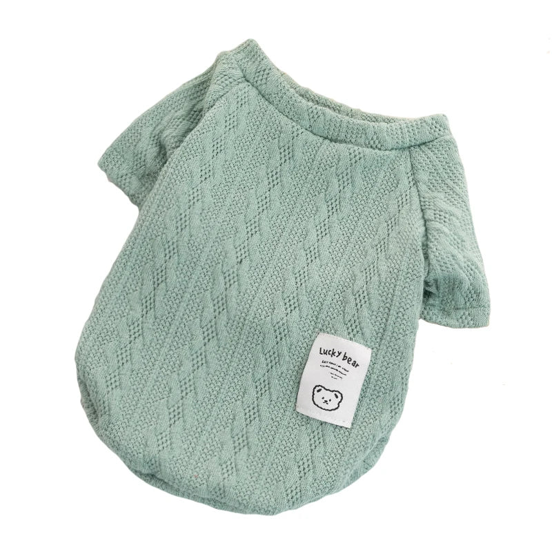 Puppy Cat Sweater Winter Warm Dog Clothes for Small Dogs Pet Knitted Vest Dachshund Costume Schnauzer Chihuahua Yorkie Sweaters