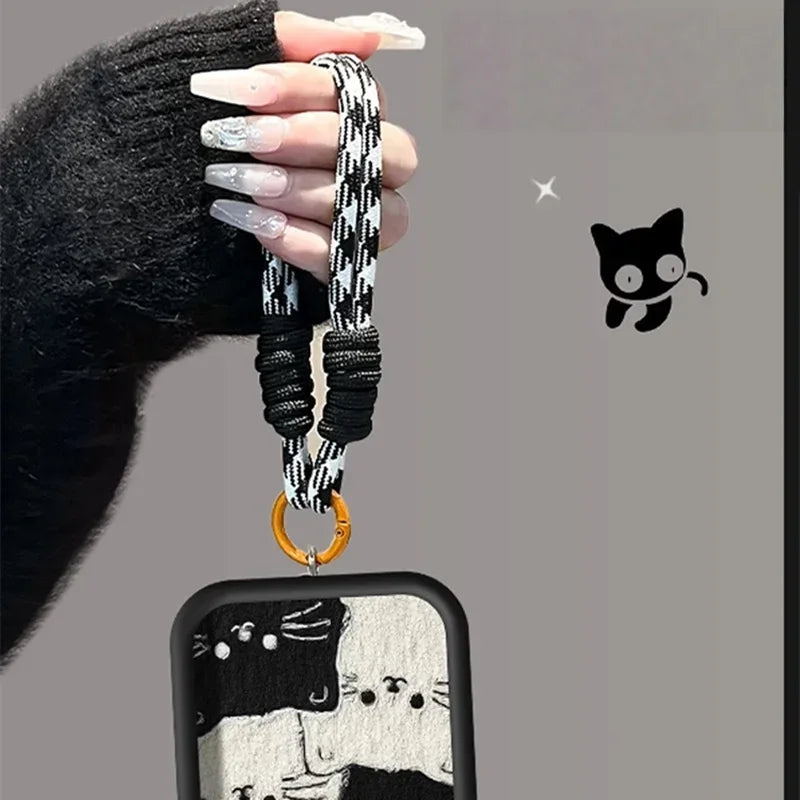 Cute Cat Lanyard Case For Huawei Honor 400 Pro Magic 7 Lite 6 5 Pro 5G 300 200 90 8X X9 Y7A X7 70 Y9 Prime 2019 Y9S Nova 9 SE
