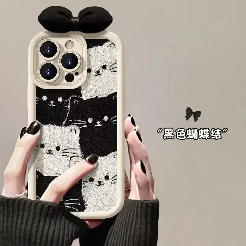 Cat Lanyard Case For Motorola Edge 50 Pro 60 Fusion 40 NEO 5G E14 G84 G60 G22 G32 G52 G30 G53 G15 G24 G05 G34 G75 G85 G54 G14