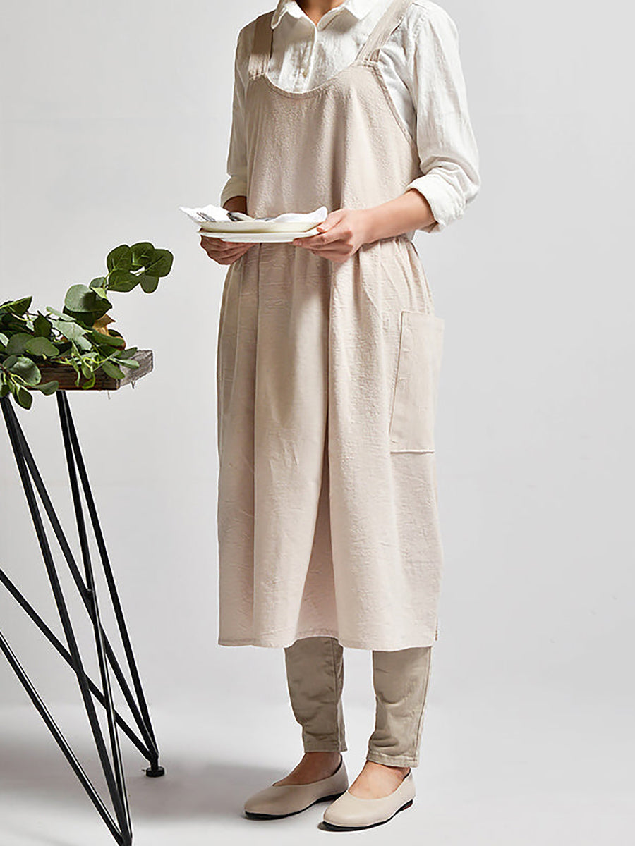 Solid Color Kitchen Florist Apron