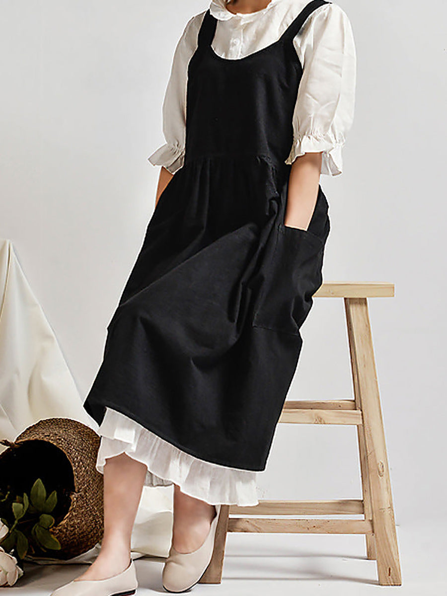 Solid Color Kitchen Florist Apron