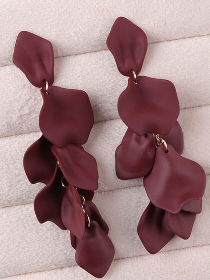 Chains Flower Shape Earrings Accessories