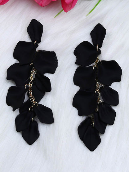 Chains Flower Shape Earrings Accessories