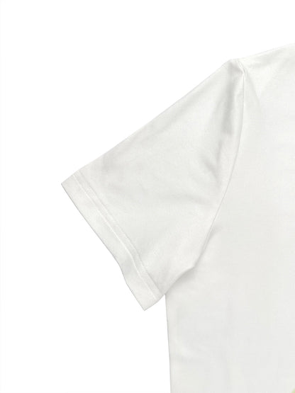 Short Sleeves Flower Print Round-Neck T-Shirts Tops
