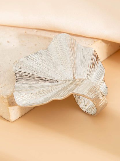 Irregularity Geometric Pleated Rings Accessories