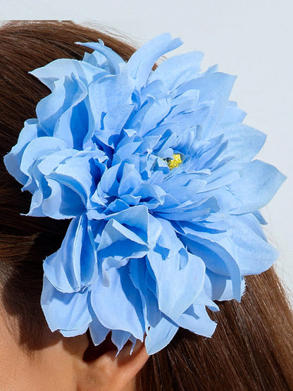 Three-Dimensional Flower Hair Clips