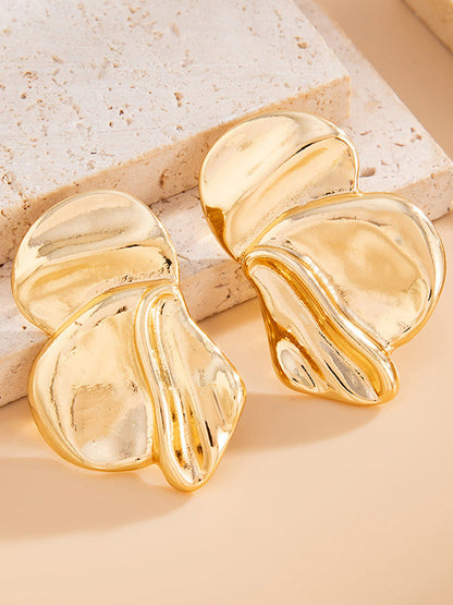 Irregularity Flower Shape Earrings Accessories