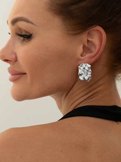 Normcore Geometric Drop Earrings