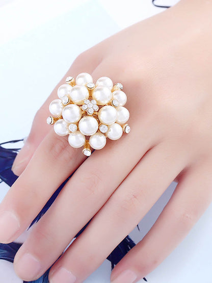 Adjustable Flower Shape Geometric Rings Accessories