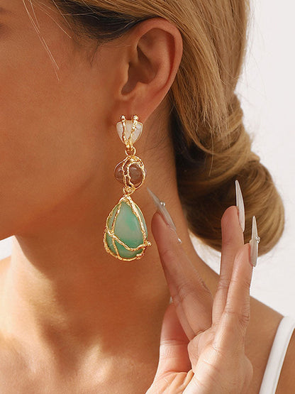 Geometric Drop Earrings