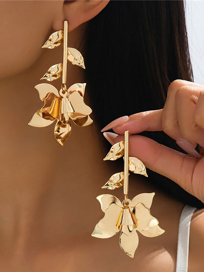 Flower Shape Earrings Accessories