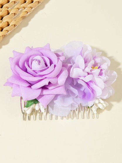 Flower Shape Hair Clips