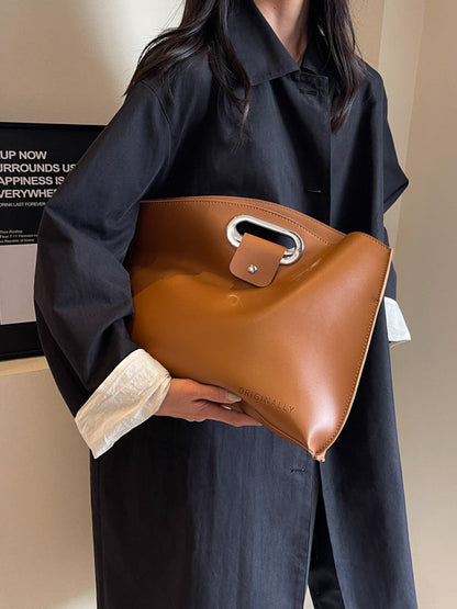 Two-Piece Set Hollow Solid Color Bags Accessories Handbags